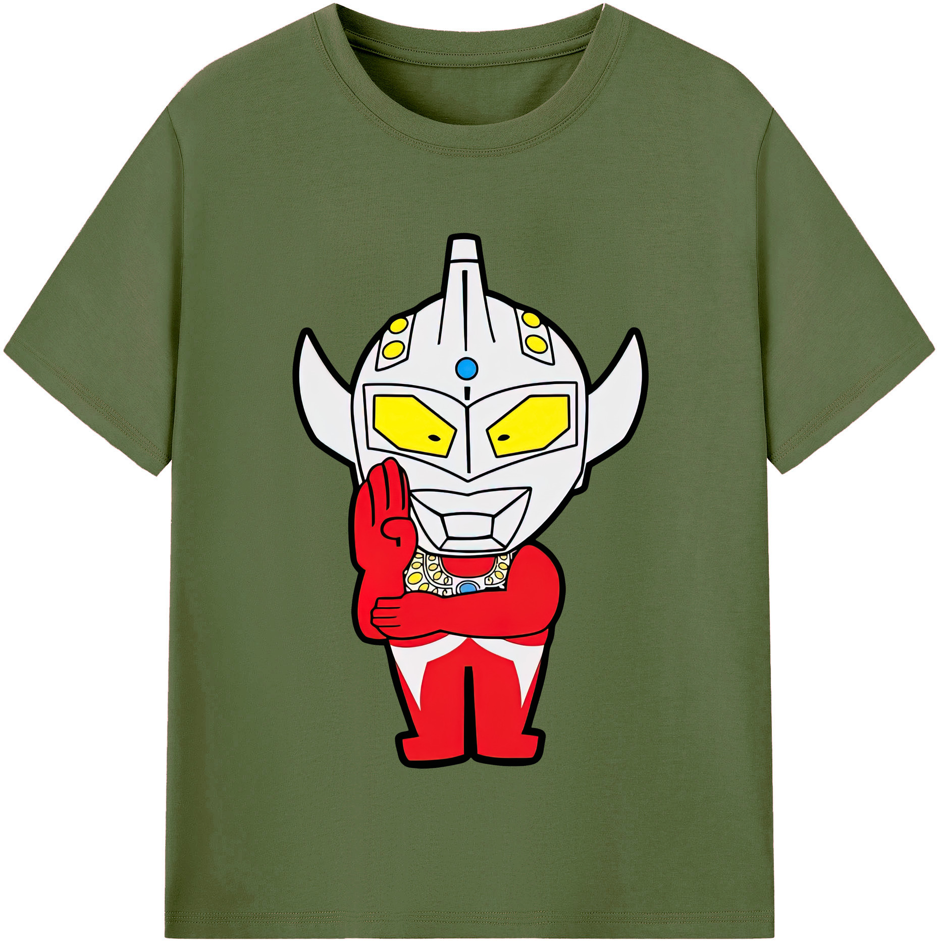 （画像用） ウルトラマン Ultraman 綿100％半袖Tシャツ（フロントプリント）